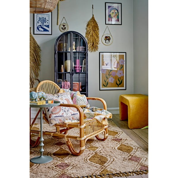 Coperta di cotone 125x150 cm Crewe - Bloomingville-image-1