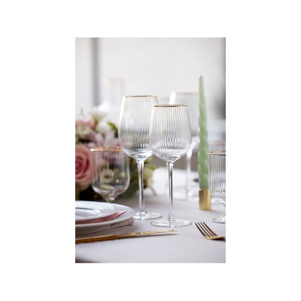 Set di bicchieri da vino 300 ml 4 pz Palermo – Lyngby Glas-image-1