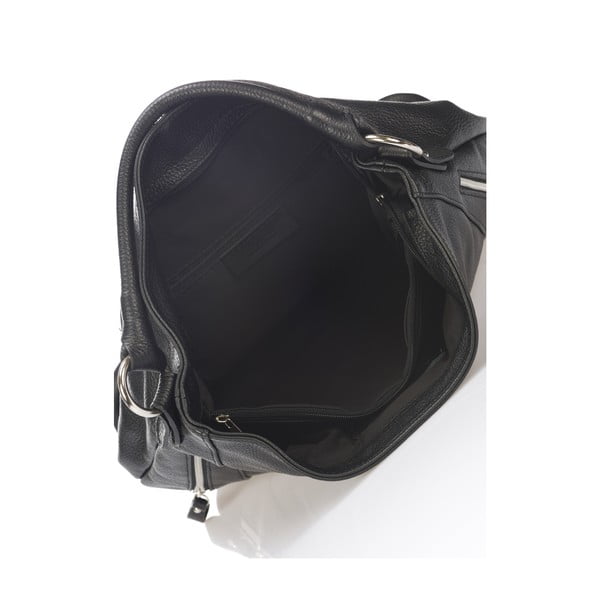 Borsa in pelle nera Savino - Markese-image-3