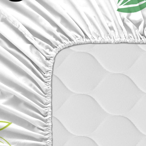 Lenzuolo di cotone per bambini Panda, 60 x 120 cm Panda Garden - Moshi Moshi-image-2