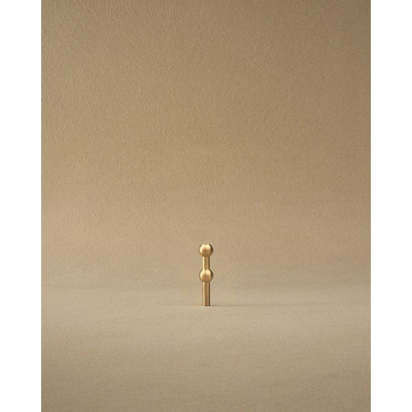 Vaso color ottone in metallo (altezza totale 10 cm) Nagel – STOFF Nagel-image-3