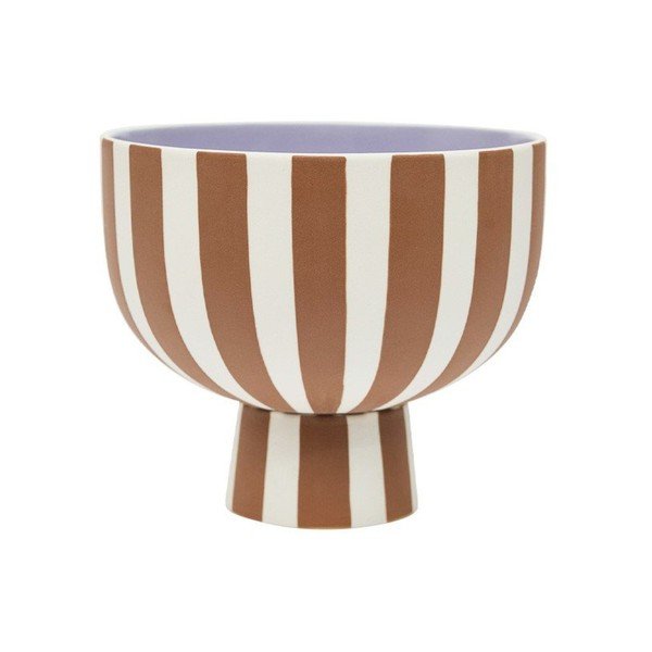 Ciotolina da portata marrone in gres Toppu – OYOY Living Design