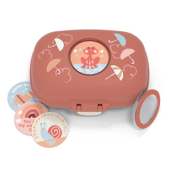 Scatola per la merenda per bambini con ombrello arancione Gram - Monbento-image-2