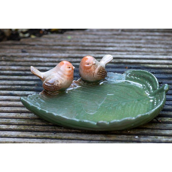 Mangiatoia per uccelli Leaf - Esschert Design-image-1