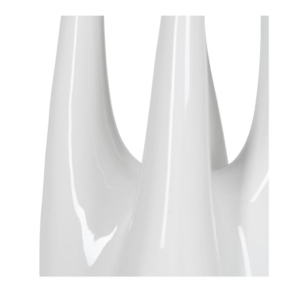 Vaso bianco in ceramica alto (altezza totale 56 cm) Blanca – Ixia-image-3