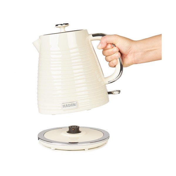 Bollitore color crema in plastica 1,7 l Devon – Haden-image-3