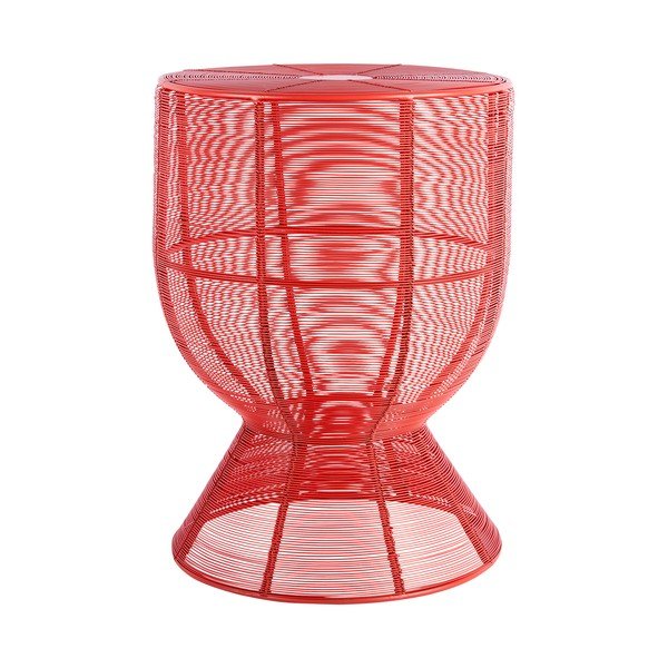 Tavolino rotondo in metallo ø 30,5 cm Cuerda Tambor – Leitmotiv