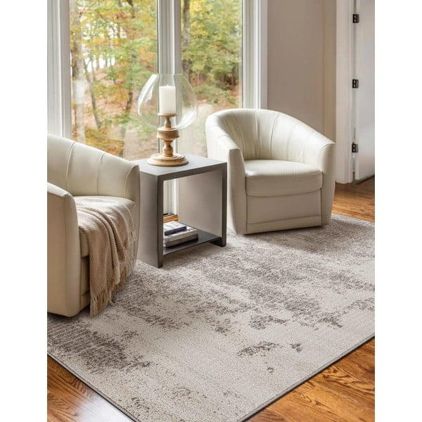 Tappeto grigio e crema 240x330 cm Lori - FD-image-1