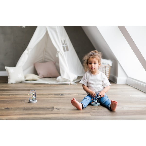 Labirinto motorio con perline di legno Mandarine - Kindsgut-image-1