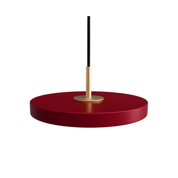Lampada a sospensione a LED rossa con paralume in metallo ø 15 cm Asteria Micro - UMAGE