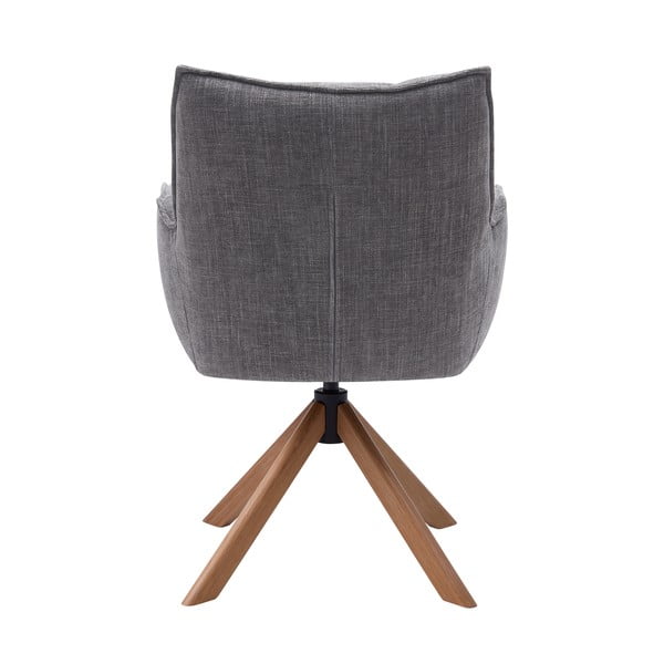 Set di sedie da pranzo grigia in imbottito 2 pz Marilla – Unique Furniture-image-2