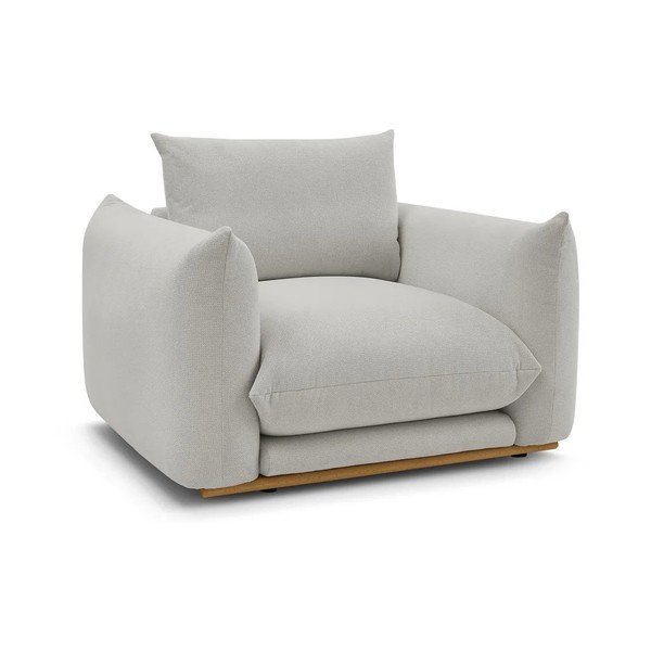 Poltrona in grigio chiaro Ernest – Bobochic Paris