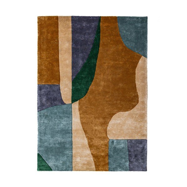 Tappeto in viscosa tessuto a mano 140x200 cm Polaris – Flair Rugs