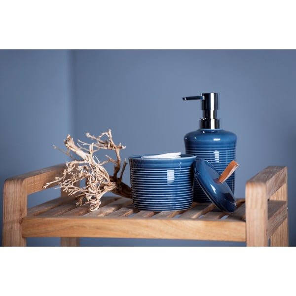 Distributore di sapone in ceramica blu Sada - Wenko-image-4