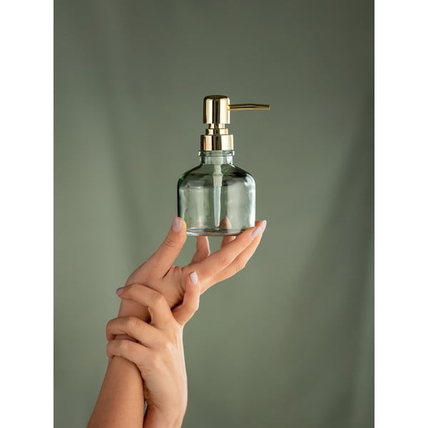 Dispenser per sapone color menta in vetro 200 ml Atessa – Wenko-image-1