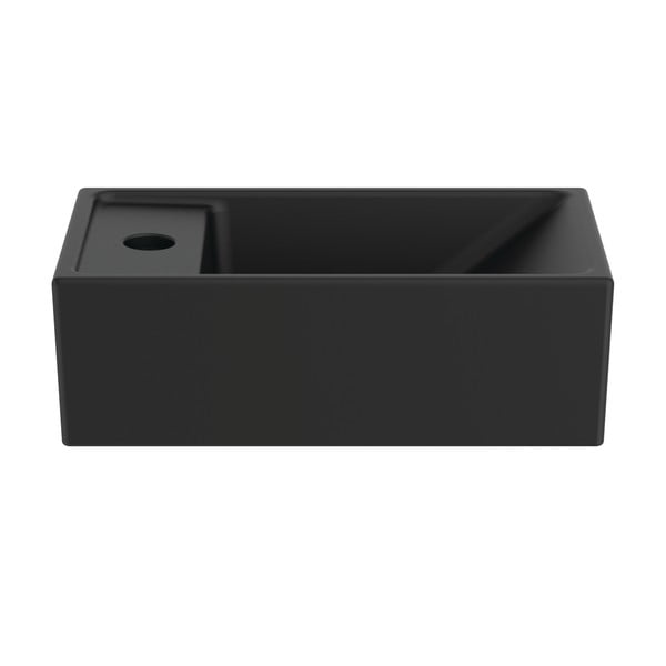 Lavabo in ceramica nero opaco37x21 cm i.Life S - Ideal Standard