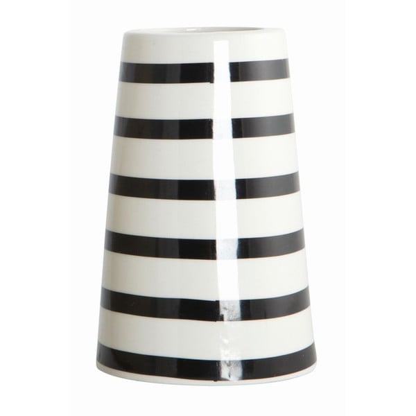 Váza Black/White Stripes