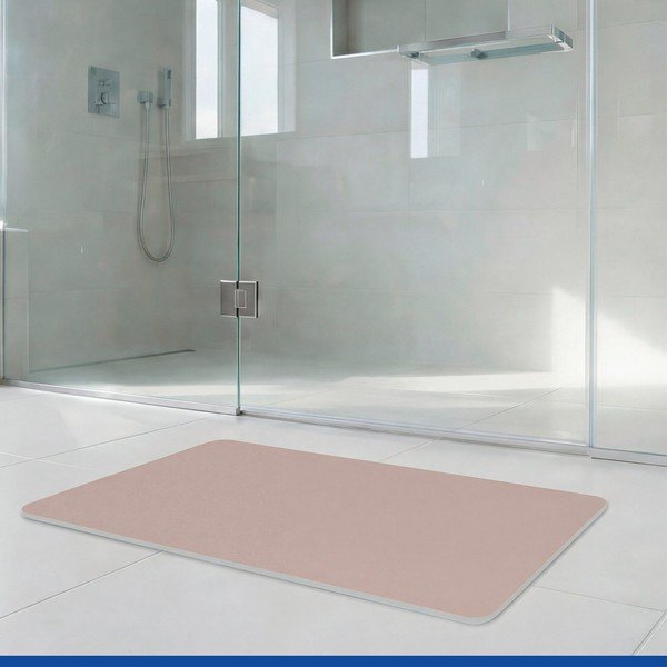 Tappetino per il bagno beige in tessuto 40x60 cm Ecru – Wenko-image-2