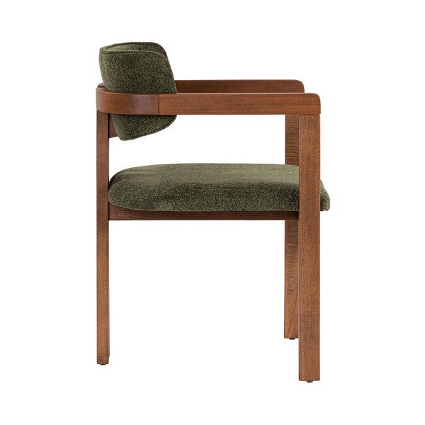 Sedia da pranzo verde scuro con braccioli Toscana – Kalune Design-image-3