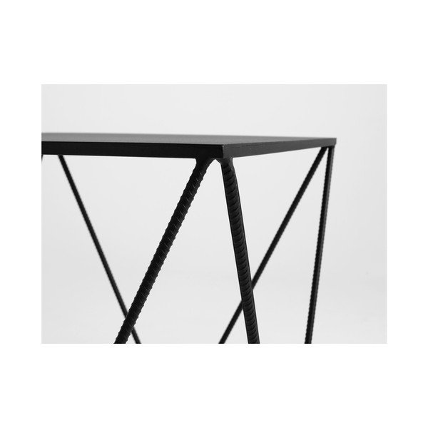 Tavolino nero Custom Form Daryl, lunghezza 55 cm - CustomForm-image-2