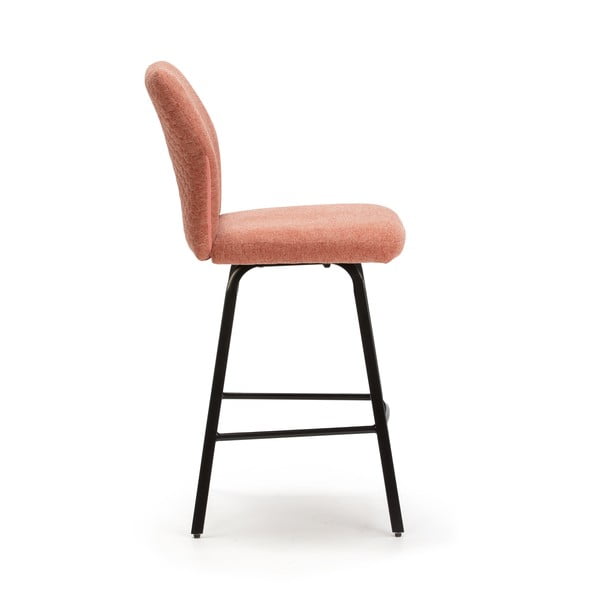 Sgabelli da bar in colore salmone in set di 4 65 cm Bei - Marckeric-image-3