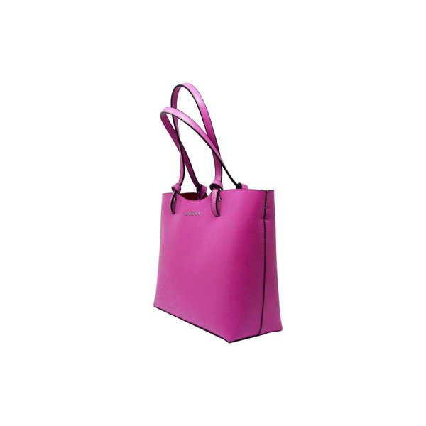 Fuchsiová kožená kabelka Lampoo Gulia-image-1