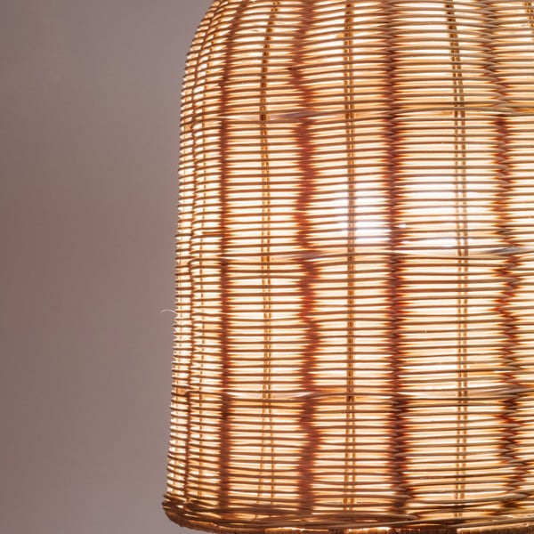 Lampada a sospensione in rattan, altezza 135 cm Babel - SULION-image-2