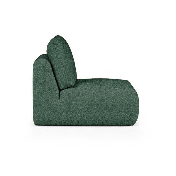 Poltrona verde rivestita in bouclé Mirel – Rodier-image-3