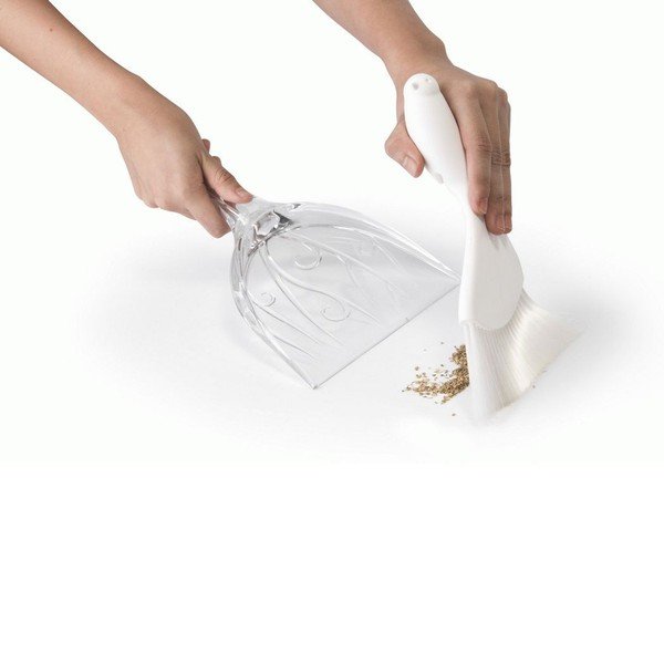 Smetáček a lopatka Sparrow Sweepie, bílá-image-1