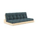 Divano letto in velluto a coste blu 196 cm Base - Karup Design
