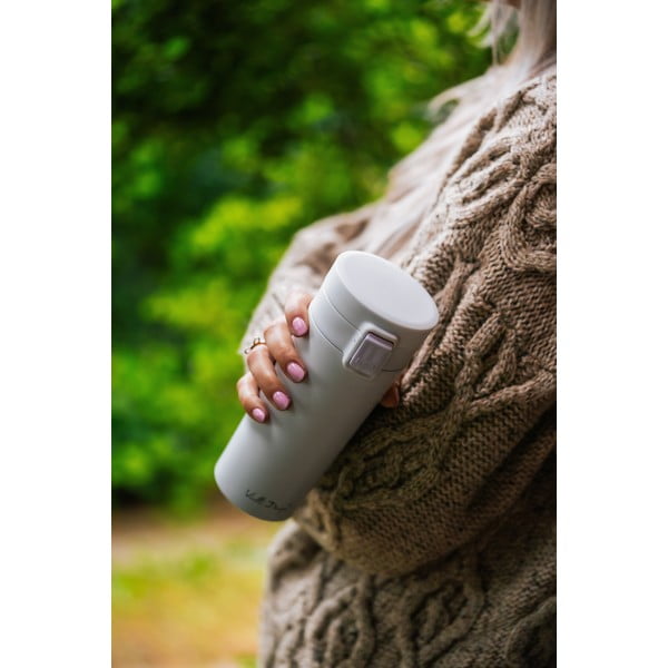 Termos da viaggio bianco, 400 ml Fuori - Vialli Design-image-4