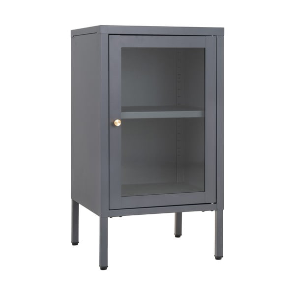 Vetrina in metallo grigio 38x70 cm Dalby - House Nordic-image-1