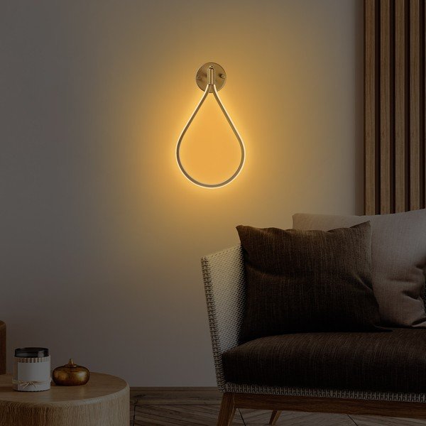 Lampada da parete a LED di colore oro Damla - Opviq lights-image-3