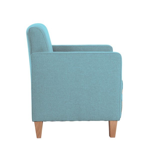 Poltrona turchese Milla Aqua - Max Winzer-image-1