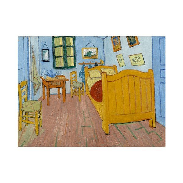 Obraz Vincenta van Gogha - The Bedroom, 60x45 cm