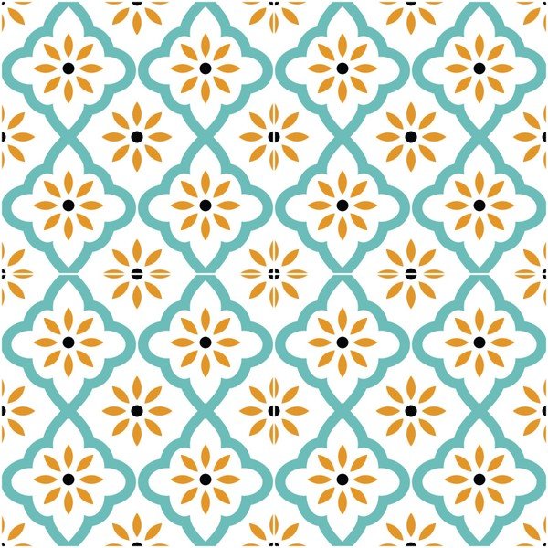 Adesivo per pavimenti Adesivo per pavimenti Marrakech, 40 x 40 cm - Ambiance