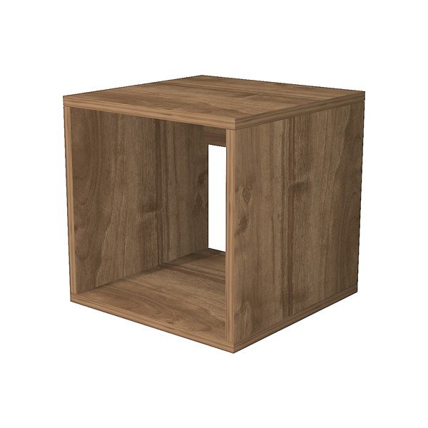 Comodino marrone in pino decorato Biga - Gauge Concept