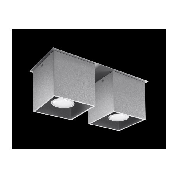 Apparecchio da soffitto grigio Geo - Sollux-image-3