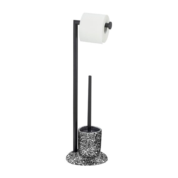 Set da toilette nero Terrazzo - Wenko-image-1
