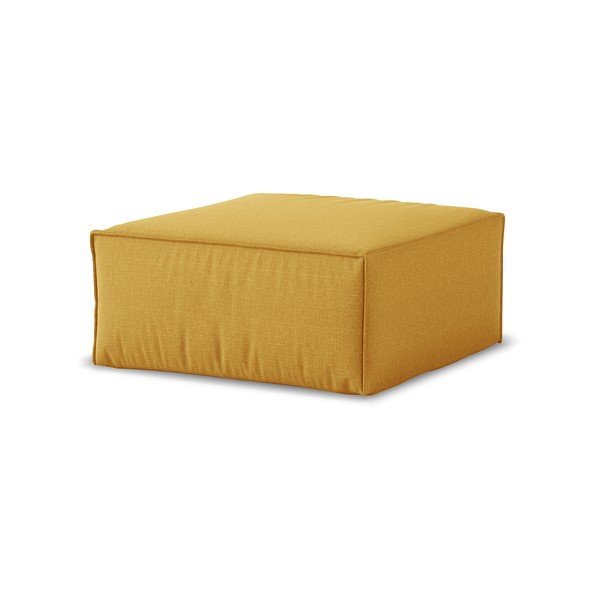 Žlutý puf Cosmopolitan Design Miami, 65 x 65 cm