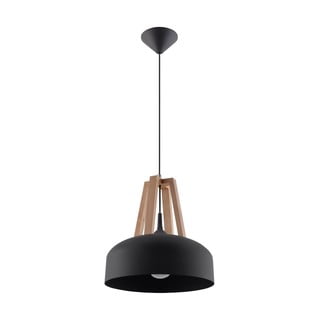 Apparecchio a sospensione nero e beige Olla - Nice Lamps