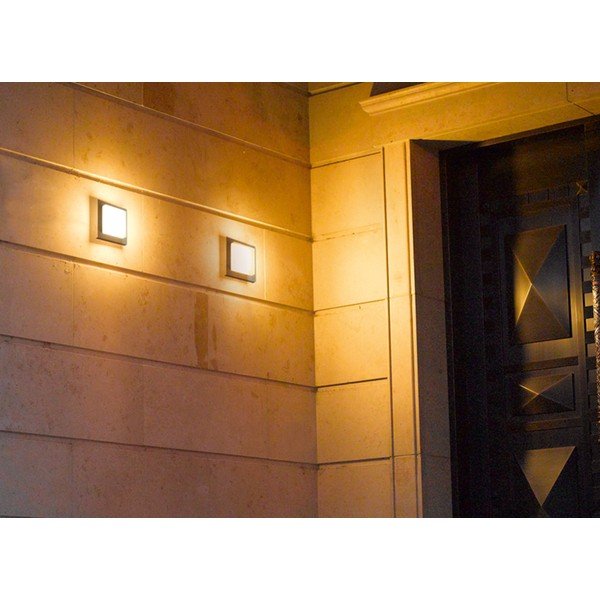 Illuminazione esterna LED da parete (altezza totale 14 cm) Hondo – Trio-image-1