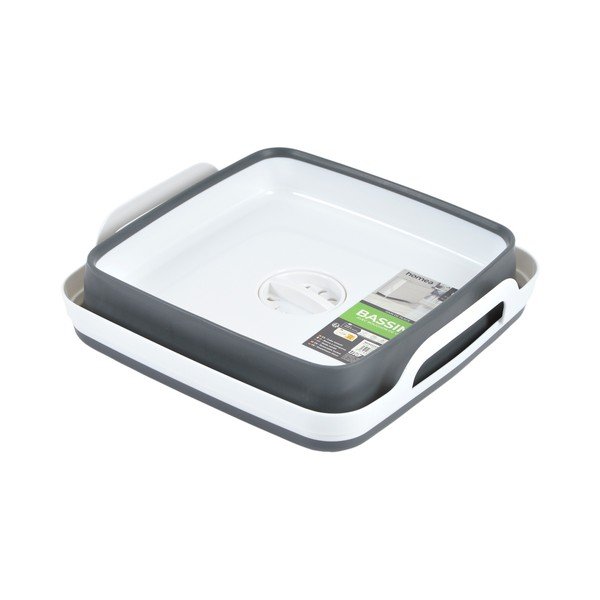 Bacinella bianca/grigia 9 l – Homéa-image-1