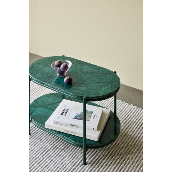 Tappeto double-face grigio chiaro in misto lana tessuto a mano 200x300 cm Poppy - Hübsch-image-2