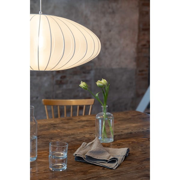 Lampada a sospensione bianca con paralume in tessuto ø 60 cm Florence - Markslöjd-image-4