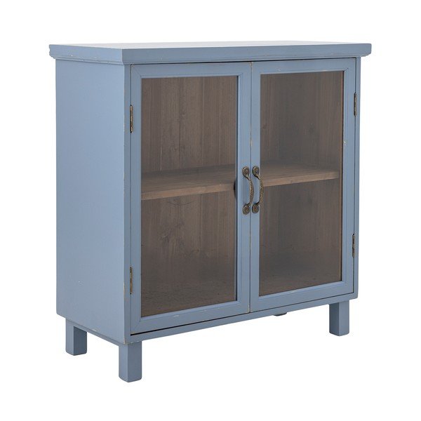 Vetrina blu 80x80x35 cm Hazem – Bloomingville