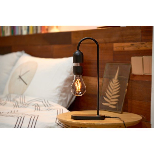 Lampada da tavolo nera (altezza 36,5 cm) Evaro - Gingko-image-2