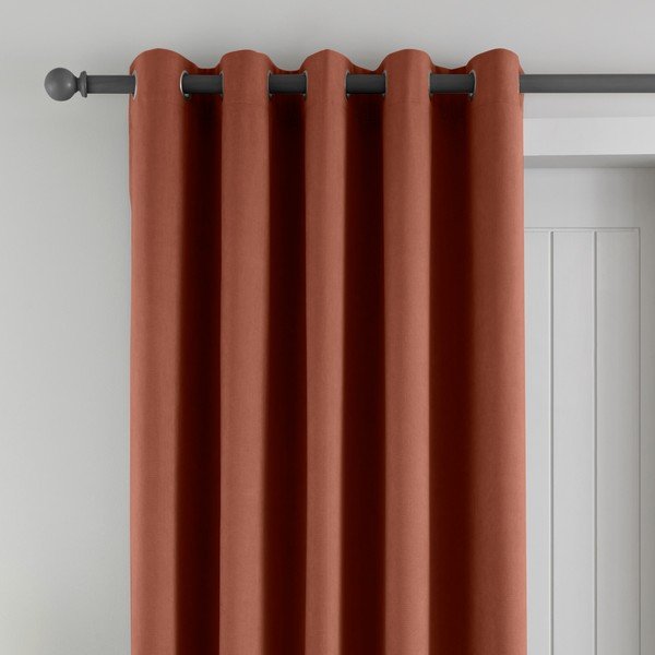 Tenda oscurante/termoisolante color terracotta alla porta 168x213 cm Wilson – Catherine Lansfield
