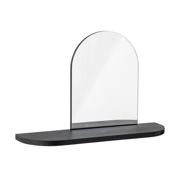 Specchio da parete con mensola con cornice in legno 72x48 cm Annlie - Bloomingville-image-1