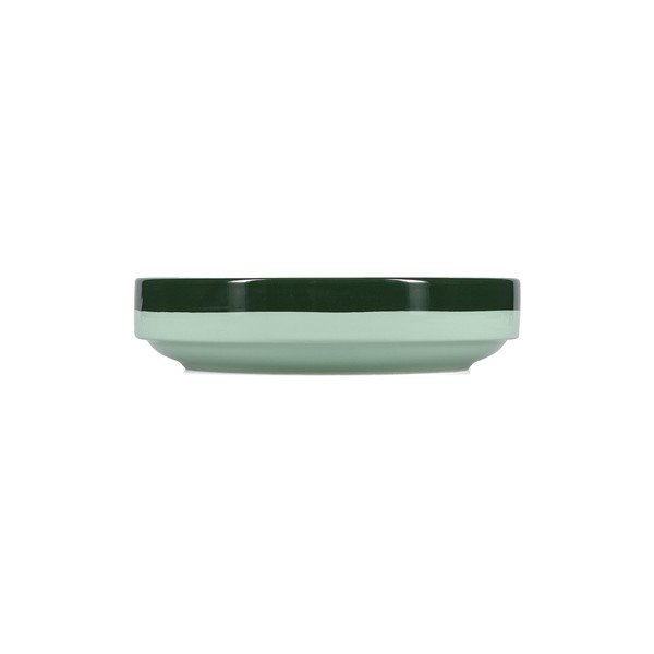Piatto fondo verde in gres ø 21 cm Duo – ONA-image-2